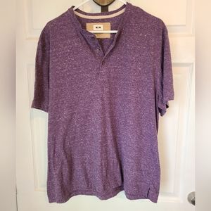 Joseph Abboud Men's Classic Short Sleeve T-Shirt, Size: XL Color: Purple